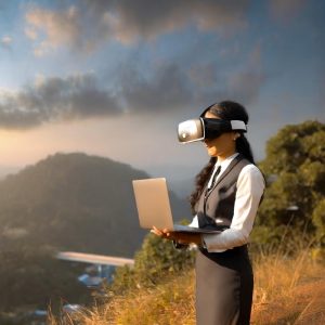 Dashboard showing immersive flight services in action with real-time data tracking and simulation